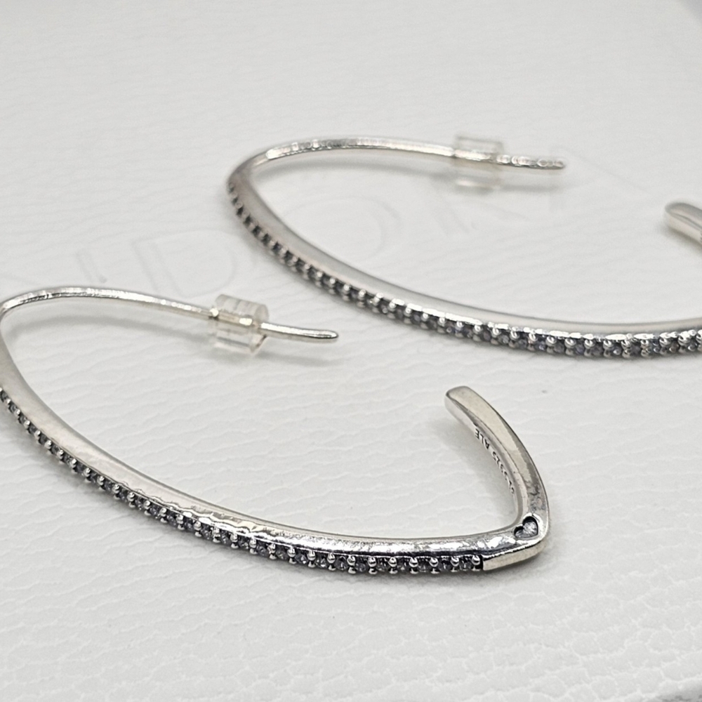 🎁 Authentic Pandora ⭐️RETIRED⭐️ HOOP EARRINGS
